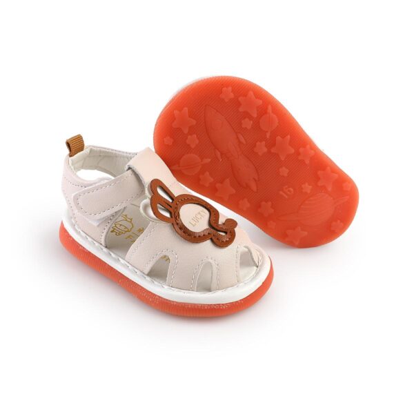 Adorable Pink Baby Girl Sandals – Soft Sole Prewalker Shoes - Image 3