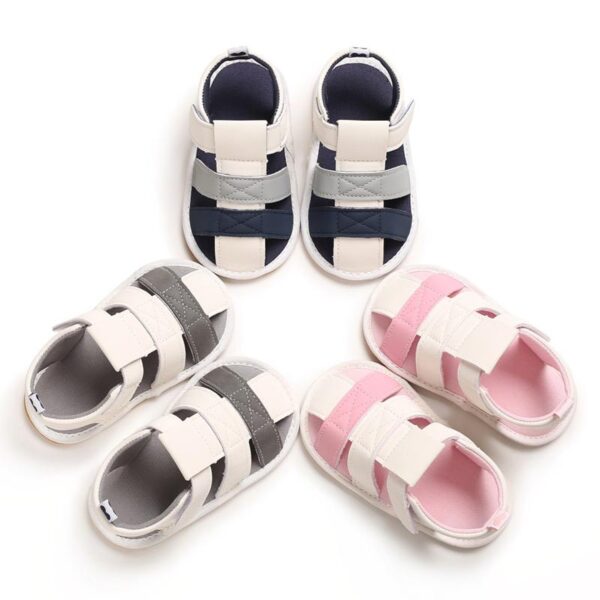 Adorable Pink Baby Girl Sandals – Soft Sole Prewalker Shoes - Image 5