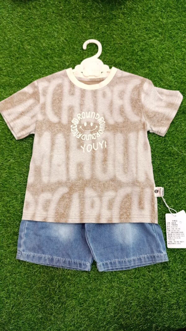 Floral Summer Baby Girl Set - Top & Shorts (White & YellowZ) (Copy) - Image 7