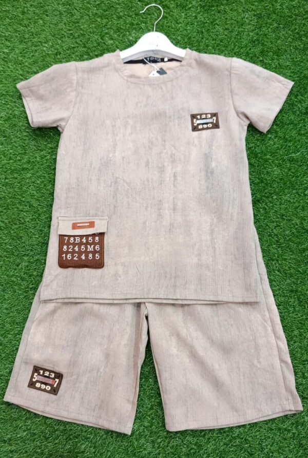 Boys Urban Tie-Dye Tee & Shorts Set – Monochrome Street Style - Image 10