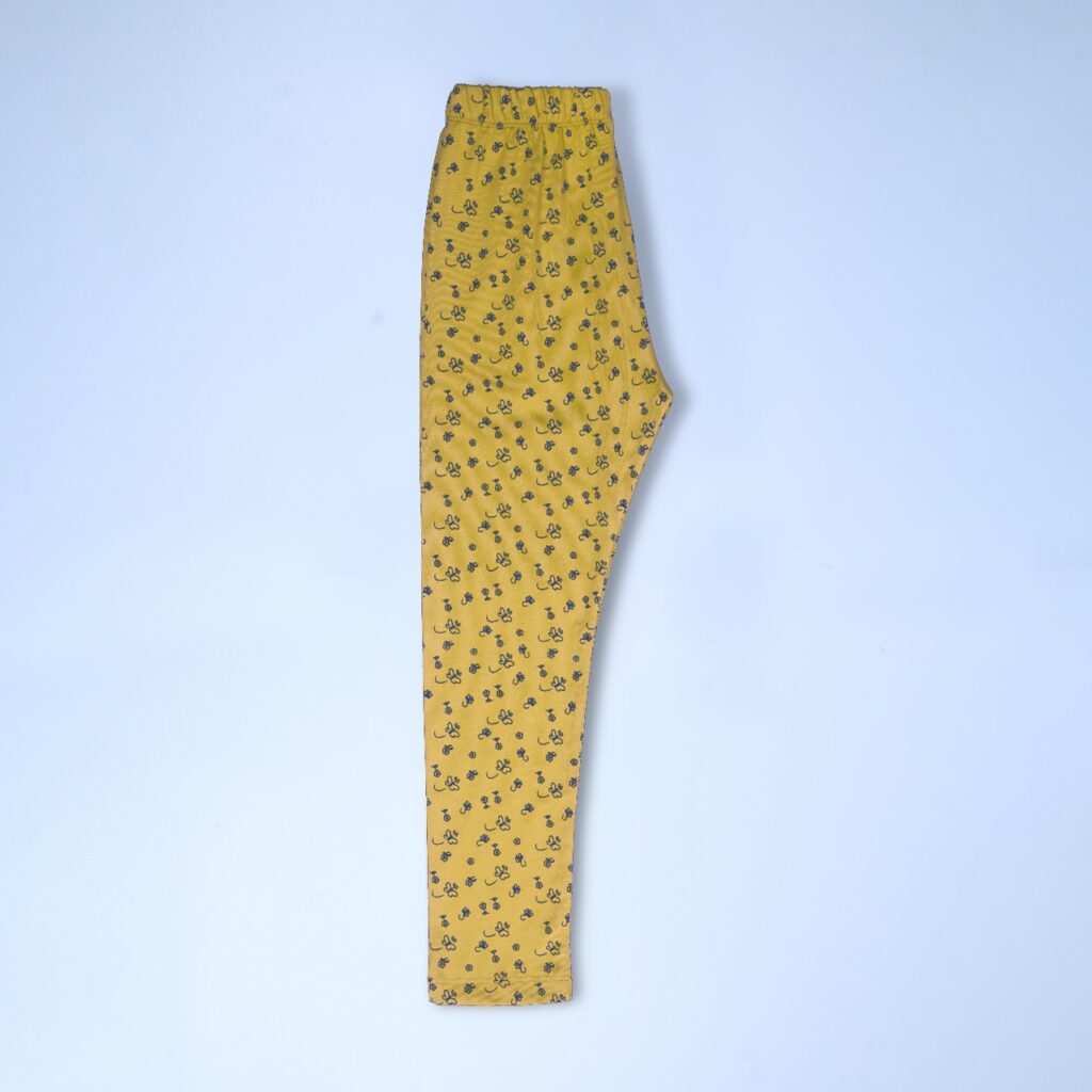 Sunny Blossom Girls’ Full-Length Cotton Leggings