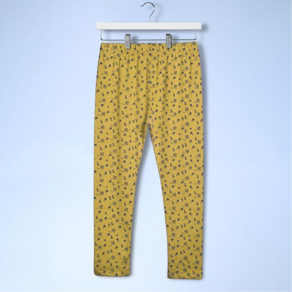 Sunny Blossom Girls’ Full-Length Cotton Leggings – Cute, Comfy & Colorful - Image 2